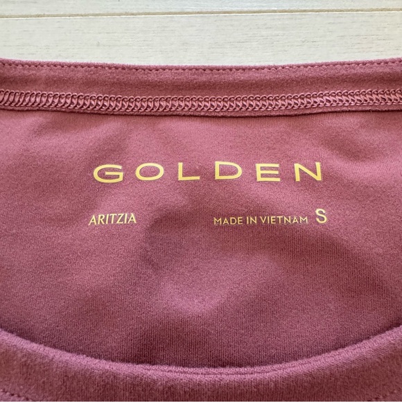 Aritzia Golden Long Sleeve Top - Picture 2 of 4